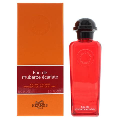 hermes eau de rhubarbe ecarlate.